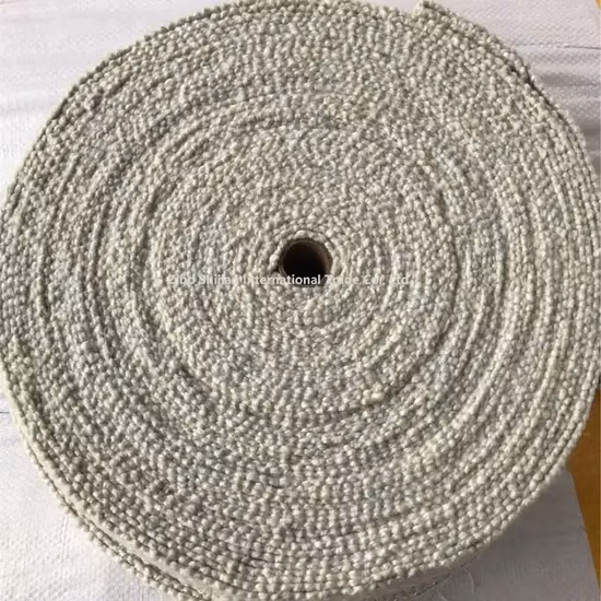 Tecido de resistência ao calor/pano de fibra cerâmica refratária/fita de fibra cerâmica biossolúvel/produtos