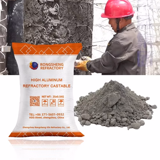 Calcinável refratário com baixo teor de cimento e alta alumina